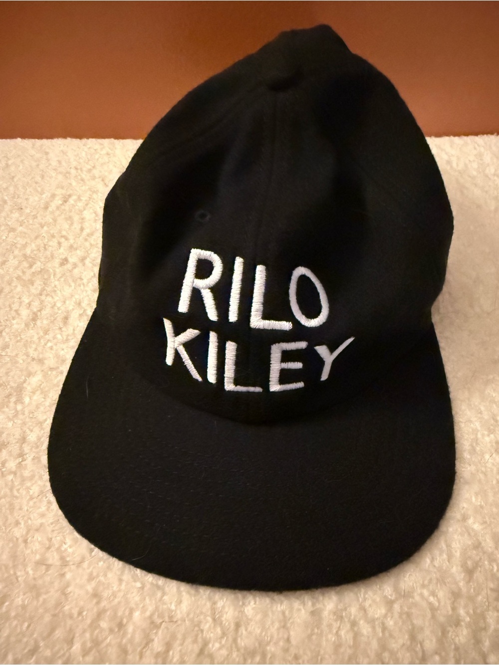 Rilo Kiley Black Embroidered Cap